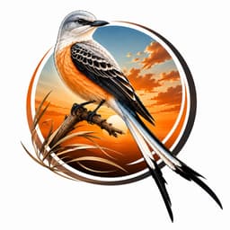 Oklahoma People Project logo featuring a scissor-tailed flycatcher